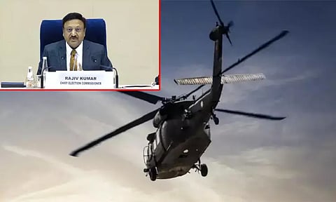 உத்தரகாண்ட்டில் தலைமை தேர்தல் ஆணையர் சென்ற ஹெலிகாப்டர் அவசரமாக தரையிறக்கம்