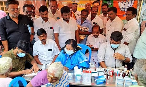 சென்னையில் மழையால் தண்ணீர் தேங்கவில்லை என்பது மகிழ்ச்சி - தமிழிசை சவுந்தரராஜன்