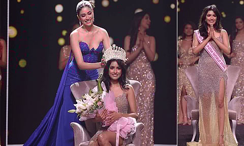 மிஸ் இந்தியா 2024 பட்டத்தை வென்ற மத்திய பிரதேச பெண்