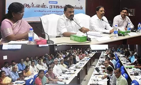 தீபாவளி பண்டிகை: ஆவின் இனிப்பு விற்பனையை 20 சதவீதம் அதிகப்படுத்த வேண்டும் - அமைச்சர் ராஜகண்ணப்பன் அறிவுறுத்தல்