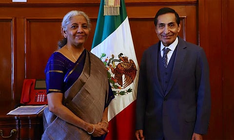 மெக்சிகோ நிதி மந்திரியுடன் நிர்மலா சீதாராமன் சந்திப்பு