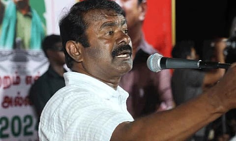 "நாம் தமிழர் ஆட்சிக்கு வந்தால்.. தமிழ்த்தாய் வாழ்த்துப் பாடலையே தூக்கிவிடுவேன்.." - சீமான்