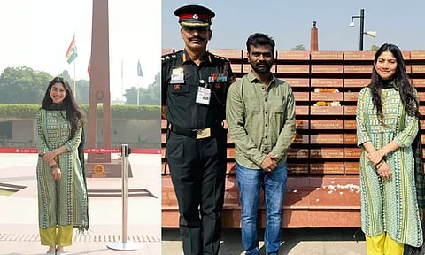 போர் நினைவிடத்திற்கு சென்ற சாய்பல்லவி...அமரனுக்கு முன் இதை செய்ய விரும்பினேன்!