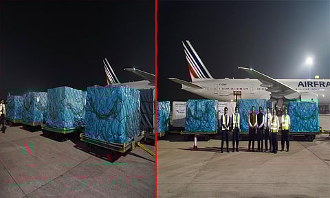 பாலஸ்தீனத்துக்கு 30 டன் நிவாரண பொருட்களை அனுப்பிய இந்தியா