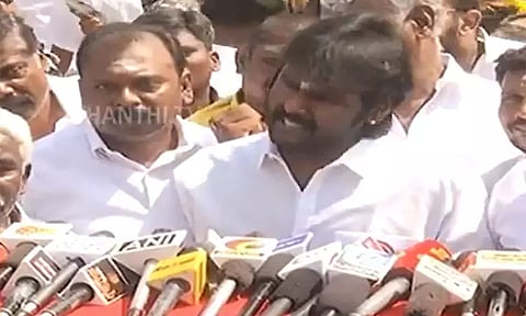 விஜயகாந்தை எடுத்துக்காட்டாக முன்வைத்து விஜய் மாநாடு நடத்தியுள்ளார் - விஜய பிரபாகரன்