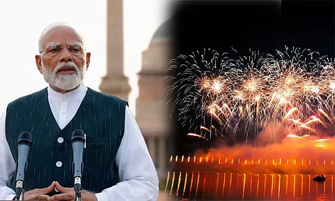 நாட்டு மக்களுக்கு பிரதமர் மோடி தீபாவளி வாழ்த்து
