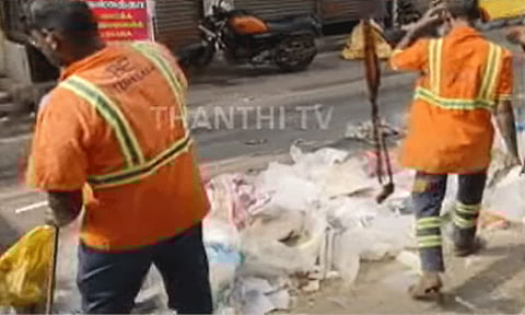சென்னையில் 3 நாட்களில் 319.26 மெட்ரிக் டன் குப்பைகள் அகற்றம் - மாநகராட்சி நிர்வாகம் தகவல்