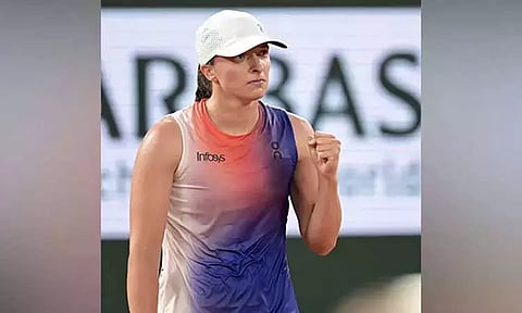 இகா ஸ்வியாடெக் (image courtesy: WTA twitter via ANI)