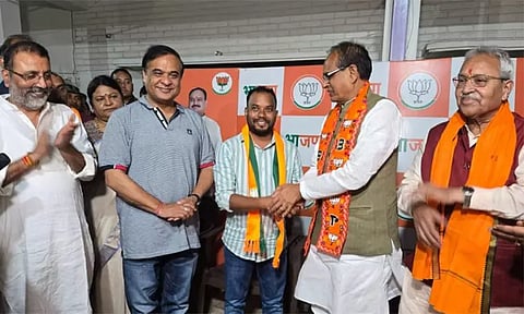 ஜார்க்கண்ட் முதல்-மந்திரியை வேட்பாளராக முன்மொழிந்தவர் பா.ஜ.க.வில் இணைந்தார்