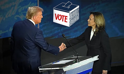அமெரிக்காவின் அடுத்த ஜனாதிபதியை தீர்மானிக்கும் 7 மாநிலங்களில் முந்துவது யார்?