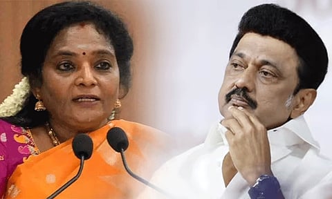 தமிழ்த் தாயை புறக்கணிப்பது நியாயமா..? முதல்-அமைச்சருக்கு தமிழிசை சவுந்தரராஜன் கேள்வி