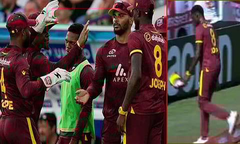 கேப்டனுடன் வாக்குவாதம்: மைதானத்தை விட்டு வெளியேறிய வெஸ்ட் இண்டீஸ் வீரர்