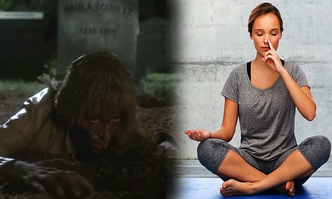 யோகா ஆசிரியையின் உயிரைக் காத்த மூச்சுப்பயிற்சி; ஹாலிவுட் பட பாணியில் நடந்த திகில் சம்பவம்