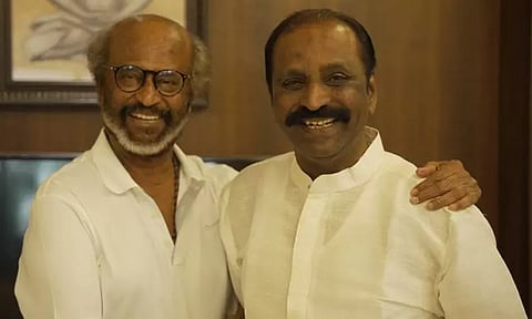 ரஜினியை நேரில் சந்தித்த கவிஞர் வைரமுத்து