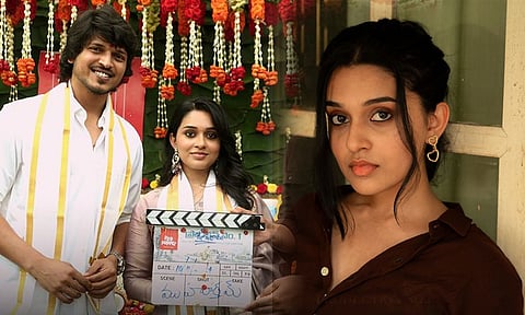 Actress Nidhi Pradeep's debut film as a heroine begins with a pooja