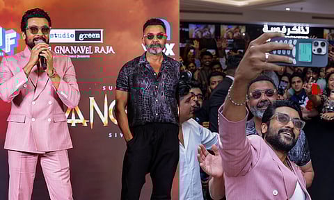 கங்குவா புரமோஷன் : படம் நெருப்பு மாதிரி இருக்கும் - சூர்யா