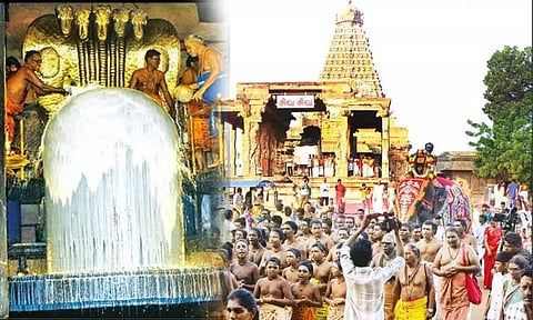 ராஜராஜ சேழன் சதய விழா.. தஞ்சை பெரிய கோவிலில் சிறப்பு அபிஷேகம்