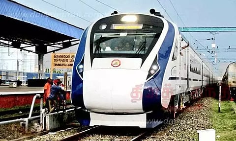 சென்னை - நெல்லை வந்தே பாரத் ரெயில்...விரைவில் 16 பெட்டிகளாக மாற்றம்