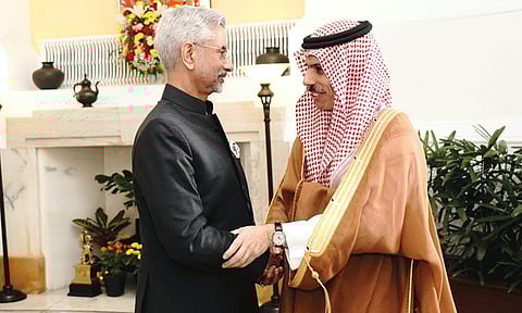 டெல்லியில் ஜெய்சங்கருடன் சவுதிஅரேபியா வெளியுறவு மந்திரி சந்திப்பு