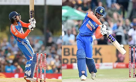 திலக் வர்மா அதிரடி சதம்... தென் ஆப்பிரிக்காவுக்கு 220 ரன்கள் இலக்கு நிர்ணயித்த இந்தியா