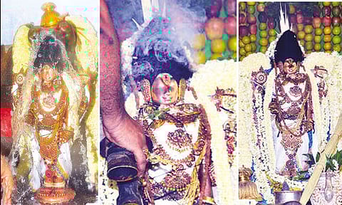 தைலக்காப்பு திருவிழா: நூபுர கங்கையில் கள்ளழகர் நீராடல்