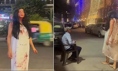 ரீல்ஸ் மோகம்: பேய் வேடத்தில் உலா வந்த பெண் மேக்கப் கலைஞர்.. அடுத்து நடந்த விபரீதம்