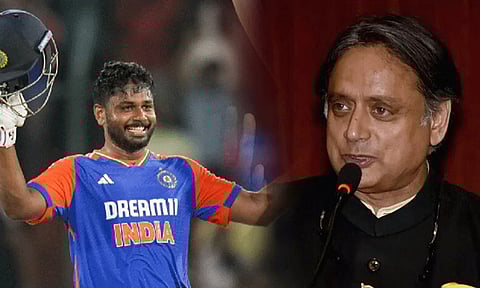 "அடுத்த தோனி" - சஞ்சு சாம்சன் குறித்த தனது பழைய டுவீட் பதிவை பகிர்ந்த சசி தரூர்