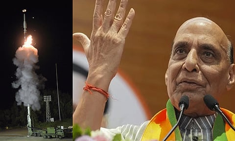 நீண்டதூர ஹைப்பர்சோனிக் ஏவுகணை சோதனை வெற்றி - ராஜ்நாத் சிங் பாராட்டு