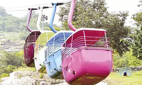 பழனி முருகன் கோவிலில் ரோப்கா சோதனை ஓட்டம்