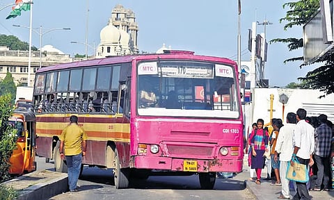 மாநகர பஸ்களில் 20 கிலோ வரை 'லக்கேஜ்'கட்டணம் இல்லை- எம்.டி.சி
