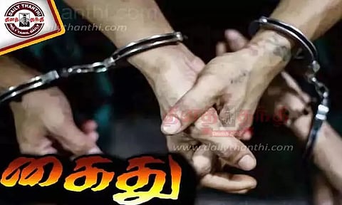 திருவண்ணாமலையில் கிரிவலம் சென்ற பெண்ணிடம் கைப்பையை பறித்த 2 பேர் கைது