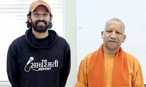 யோகி ஆதித்யநாத்தை சந்தித்த 'சபாமதி ரிப்போட்' திரைப்பட நடிகர்