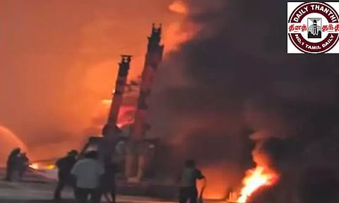 மராட்டியம்: மருந்து தயாரிப்பு ஆலையில் தீ விபத்து