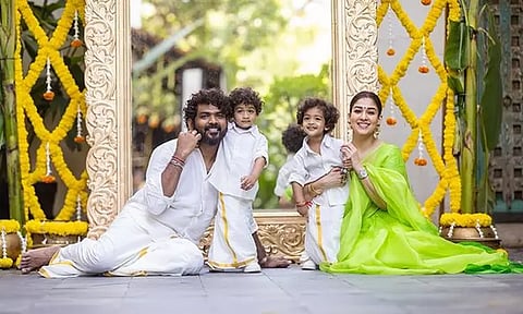 'Thangame Unnathan'... Video of Nayanthara sons singing goes viral