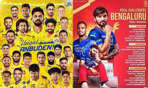 image courtesy: @RCBTweets / @ChennaiIPL