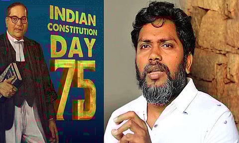 இந்திய அரசியலமைப்புச் சட்டத்தைப் பழமைக்குள் தள்ளும் முயற்சி மேலோங்கி வருகிறது - இயக்குனர் பா.ரஞ்சித்