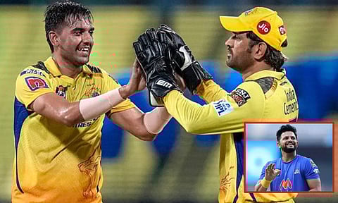 தோனியை மிஸ் செய்வீர்களா..? ரெய்னாவின் கேள்விக்கு தீபக் சஹார் பதில்