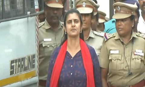 நிபந்தனை ஜாமீனில் வெளிவந்த நடிகை கஸ்தூரி எழும்பூர் கோர்ட்டில் மனு தாக்கல்