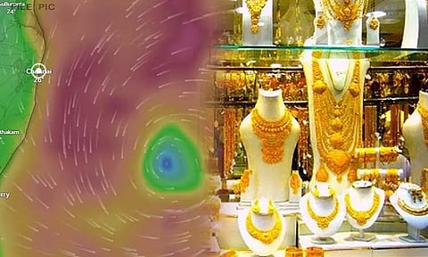 புயல் எதிரொலி: சென்னையில் இன்று அனைத்து நகைக்கடைகளும் மூடல்