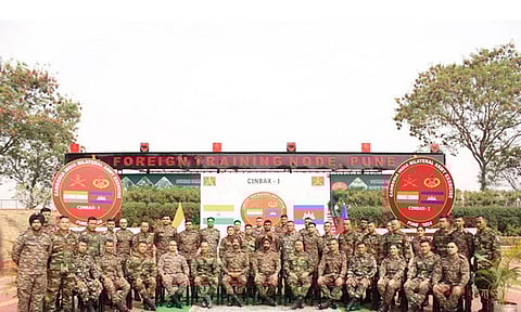 இந்தியா - கம்போடியா கூட்டு ராணுவ பயிற்சி தொடக்கம்