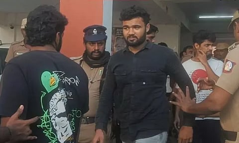 Actor Mansoor Ali Khan's son arrested