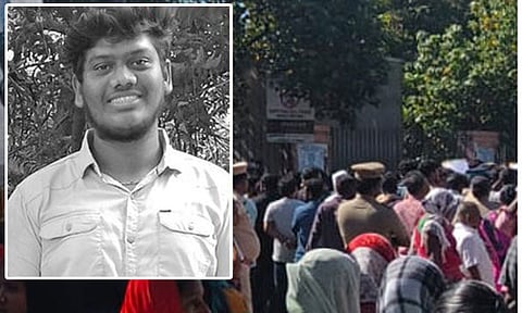 பால்கனி இடிந்து விழுந்து வாலிபர் பலி: ரூ.5 லட்சம் நிவாரணம் - அமைச்சர் அறிவிப்பு