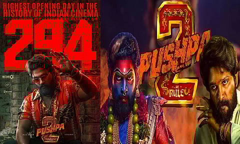 'புஷ்பா 2' படத்தின் முதல் நாள் அதிகாரபூர்வ வசூல் வெளியீடு