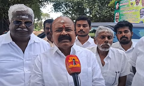 'மக்கள் மனதில் உள்ளதைத்தான் ஆதவ் அர்ஜுனா வெளிப்படுத்தி இருக்கிறார்' - பொள்ளாச்சி ஜெயராமன்
