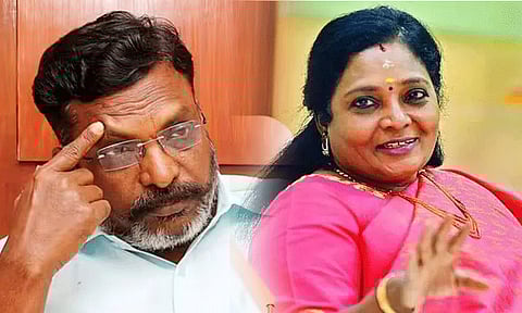 "ஆறு மாதத்திற்குள் ஆதவ் மனம் மாறுவாரா.. அல்லது திருமா அணி மாறுவாரா..?" - தமிழிசை கேள்வி