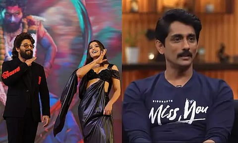 'புஷ்பா 2' டிரெய்லர் ரிலீஸுக்கு வந்த கூட்டம் எல்லாம் ஒரு விஷயமா?...சித்தார்த் சர்ச்சை பேச்சு!