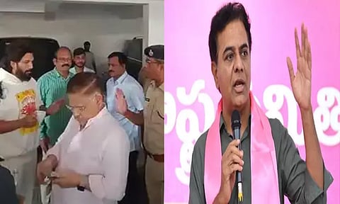 நடிகர் அல்லு அர்ஜுன் கைது தேவையற்றது: காங்கிரசை சாடிய பி.ஆர்.எஸ் தலைவர்