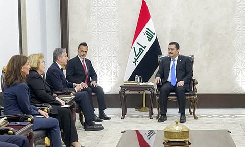 திடீர் பயணமாக ஈராக் சென்ற அமெரிக்க வெளியுறவுத்துறை மந்திரி