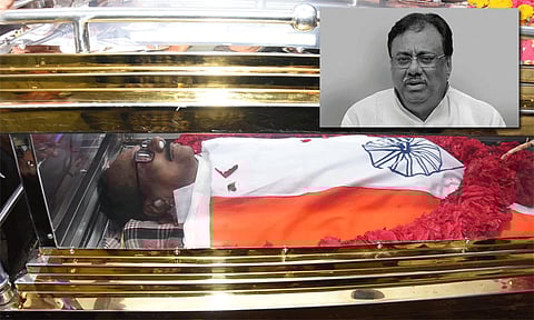 காங்கிரஸ் மூத்த தலைவர் ஈ.வி.கே.எஸ். இளங்கோவன் மரணம்: இன்று மாலை உடல் தகனம்