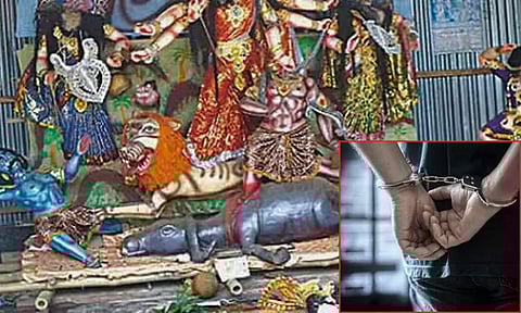 வங்காளதேசத்தில் இந்து கோவிலை சேதப்படுத்திய 4 பேர் கைது